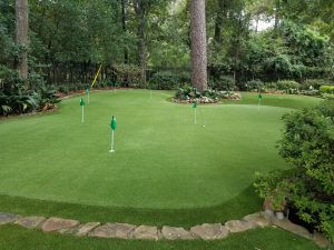 custom private golf green