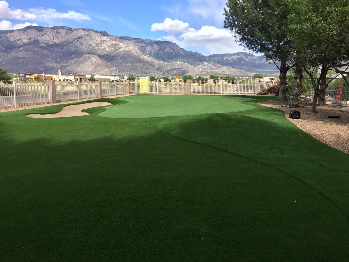 5,000 square foot fairway & putting green in Albuquerque, NM