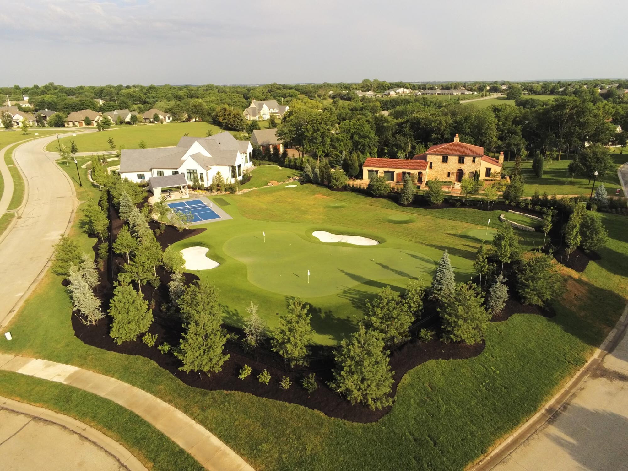 Large estate with custom golf complex