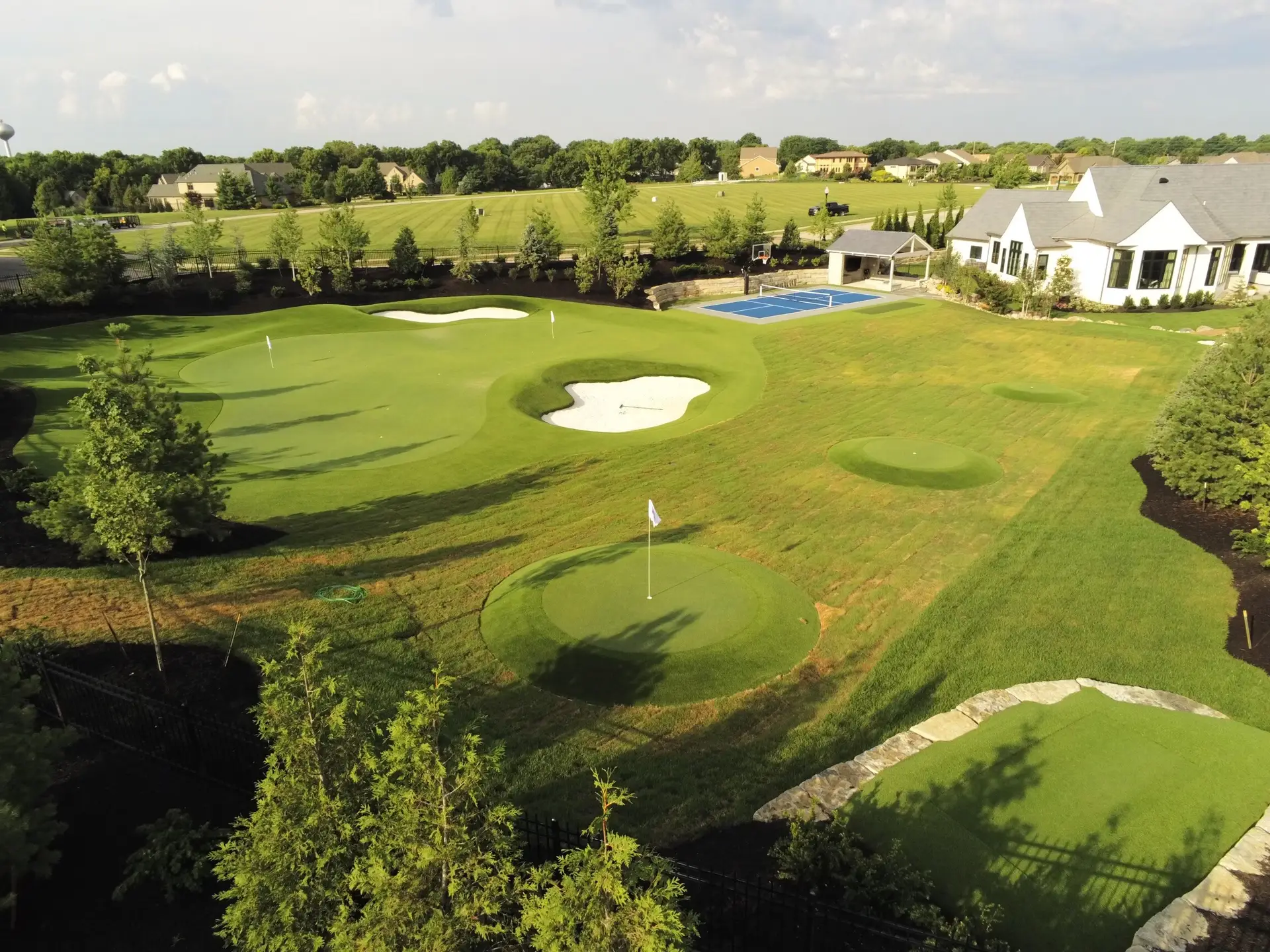 large private golf green