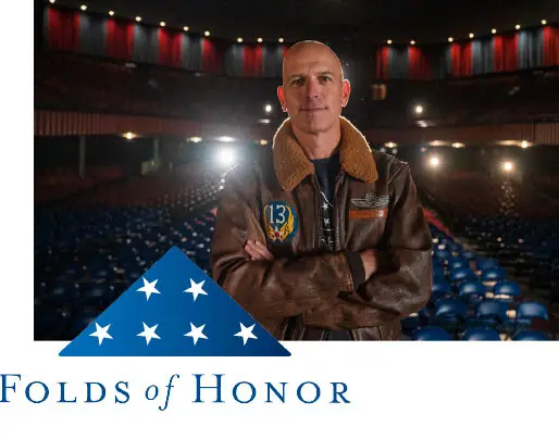 Dan Rooney with Folds of Honor