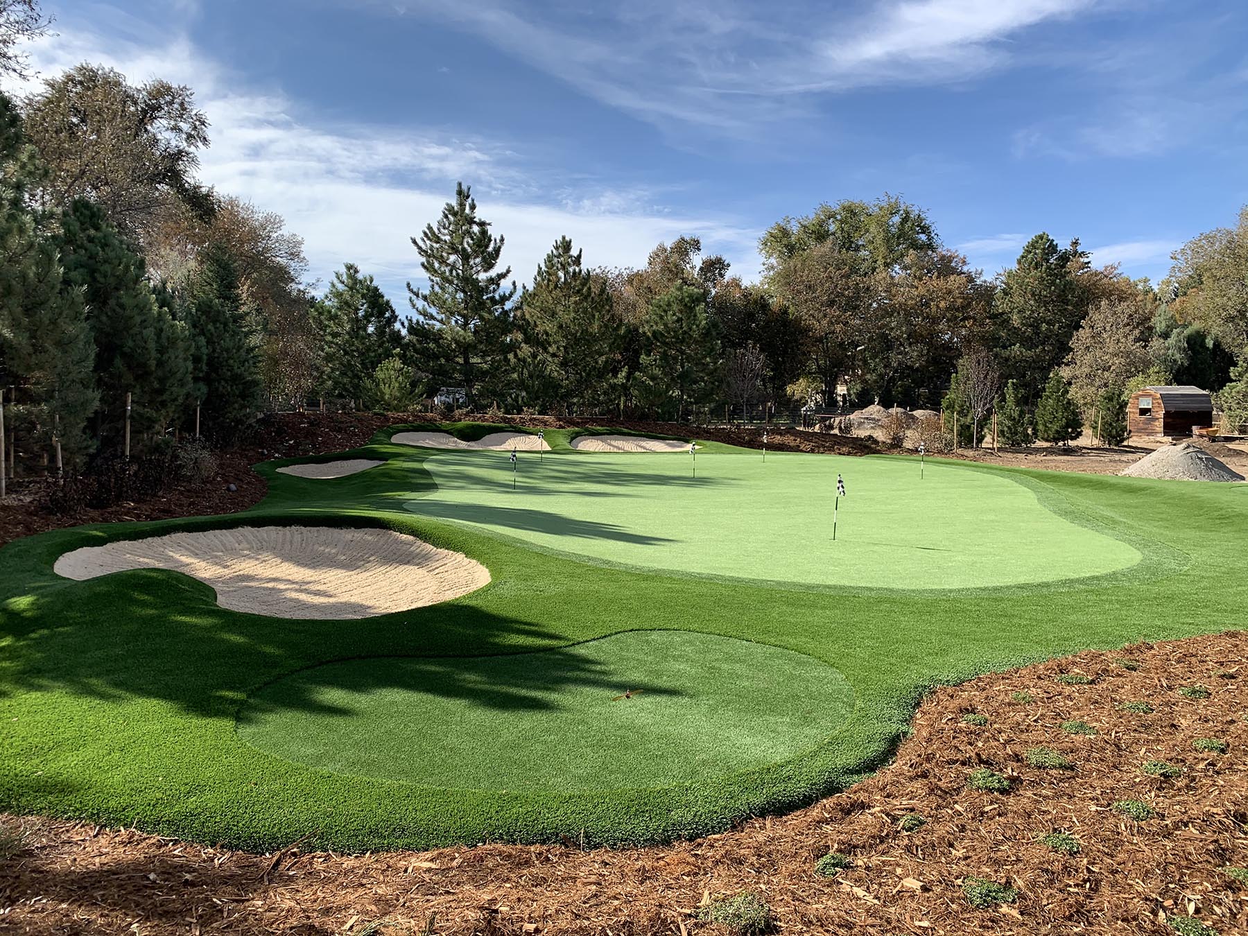 Private Backyard Putting Green