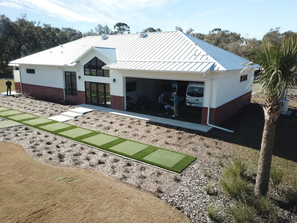 driving range synthetic turf design