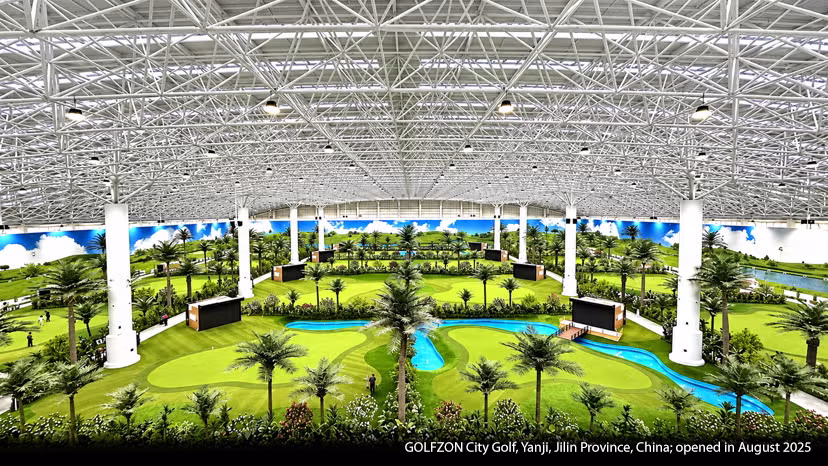 GOLFZON CityGolf, Yanji, Jilin Province, China; Opened in August 2025